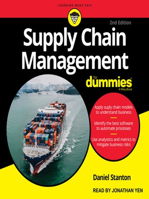 cover image of Supply Chain Management For Dummies